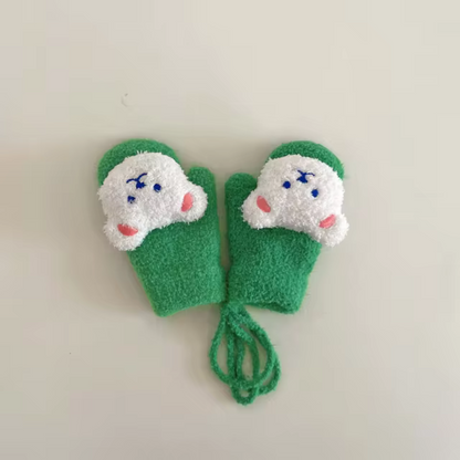 Kinder Wantjes met Berengezicht – TinyBear Mittens
