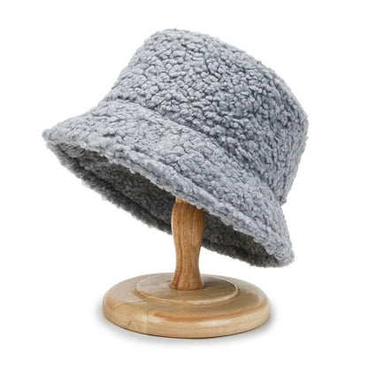 Warme Modieuze Teddy Buckethat - Livia