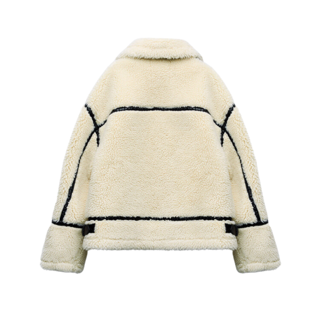 Teddy Pilotenjas - Dilara | Trendy, Warm, Oversized & Stijlvol!