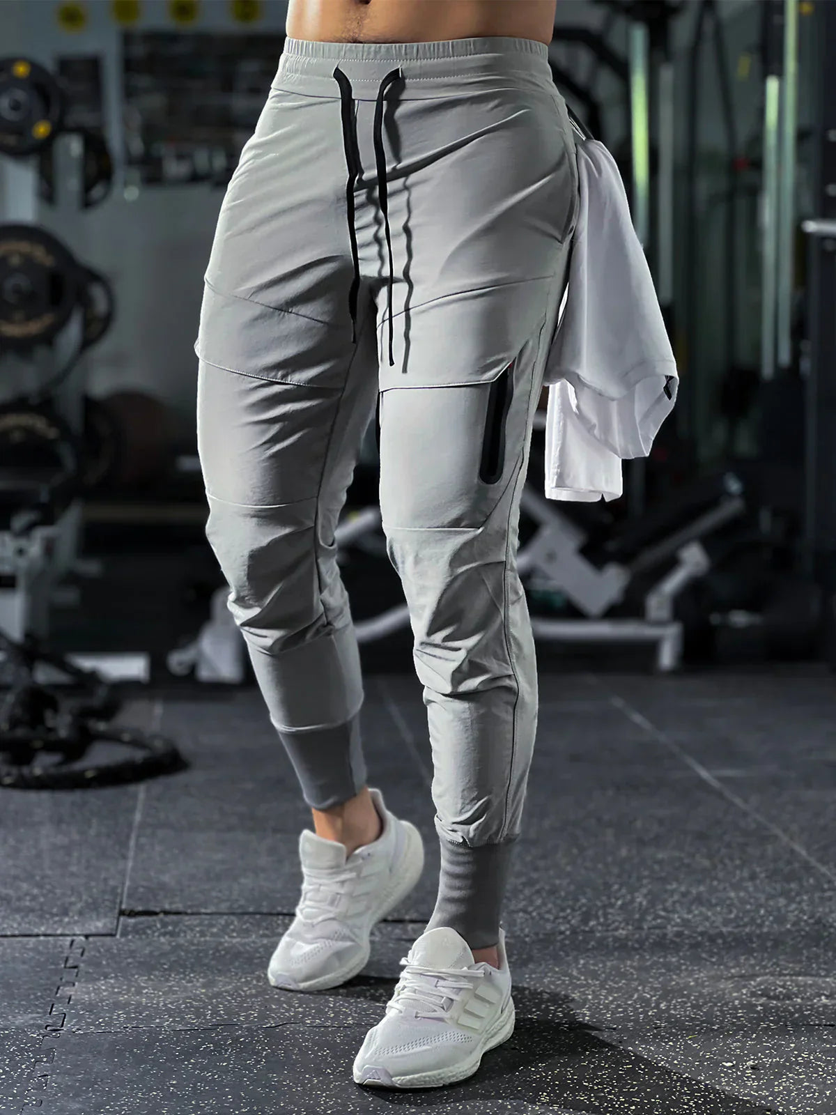 Heren Sportbroek met Stretch en Zakken – Dario
