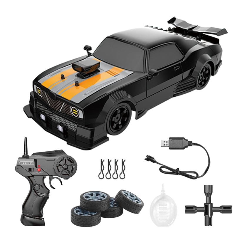 Afstandsbediend RC-driftauto met vierwielaandrijving – razendsnelle actie