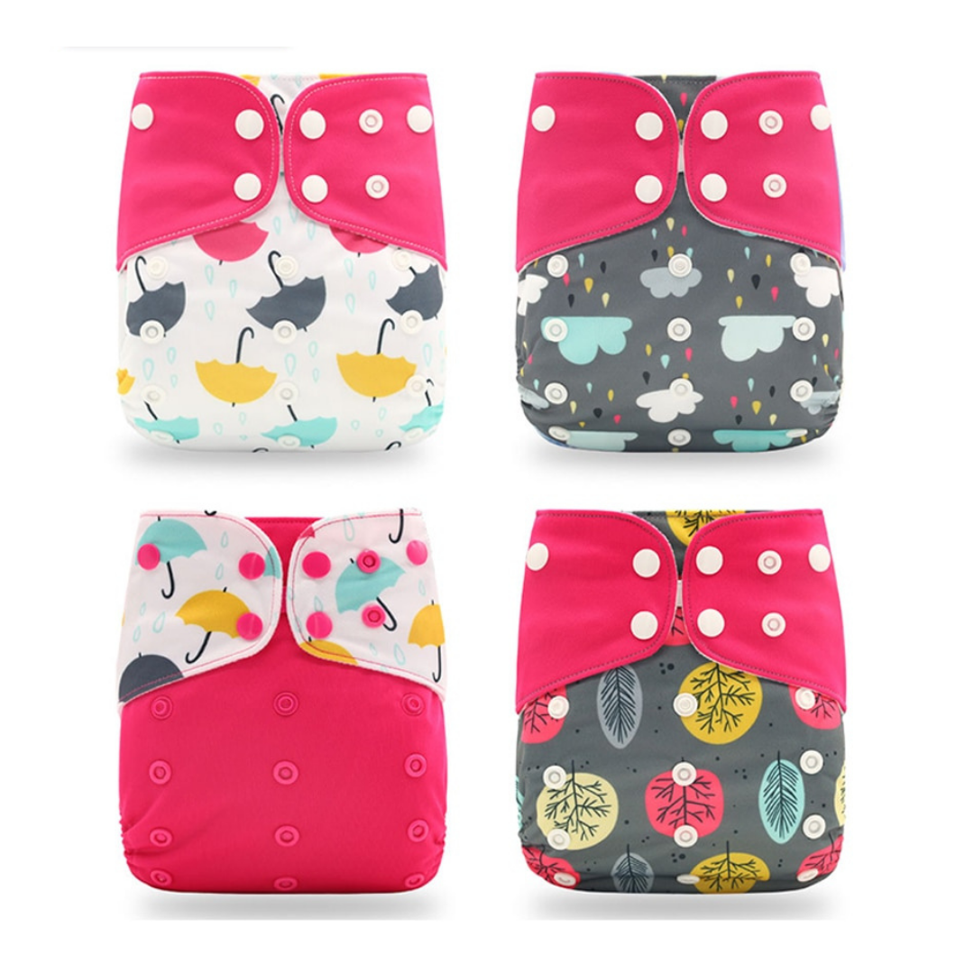 Herbruikbare en lekvrije stoffen luiers voor baby's – ecologisch luierpakket