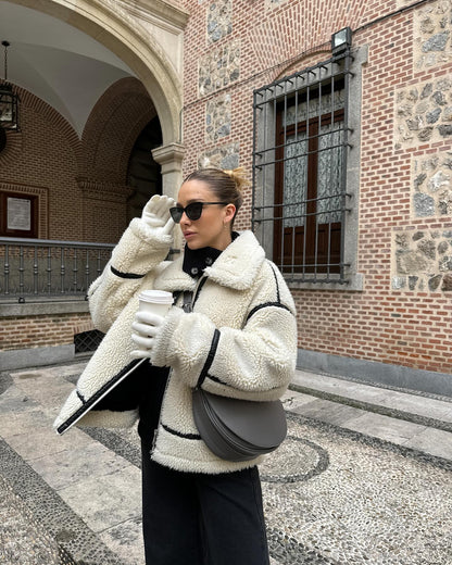 Teddy Pilotenjas - Dilara | Trendy, Warm, Oversized & Stijlvol!
