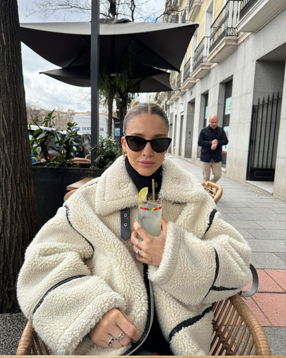Teddy Pilotenjas - Dilara | Trendy, Warm, Oversized & Stijlvol!