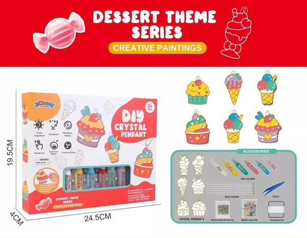 DIY-knutselset met kristallen voor kinderen – 1 kopen, 1 gratis