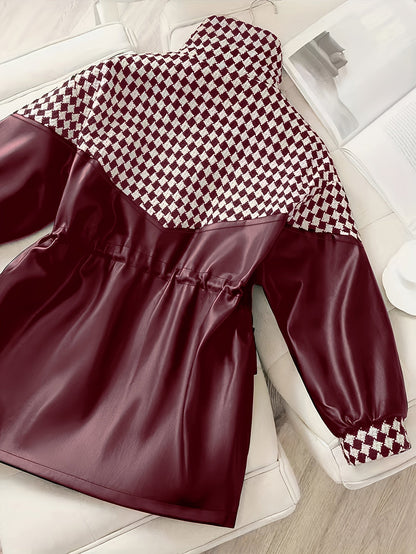 Dames Pluche Jas voor Herfst & Winter – Maribel