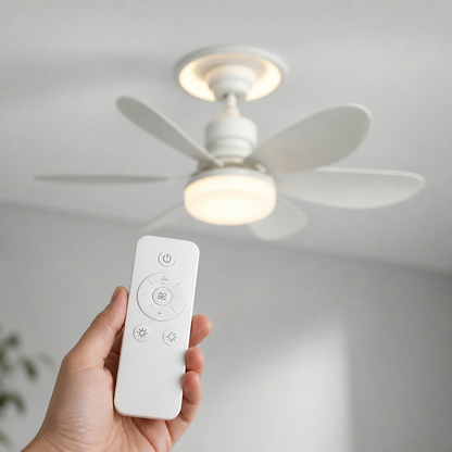 2-in-1 Plafondlamp met Stille Ventilator – Plafona