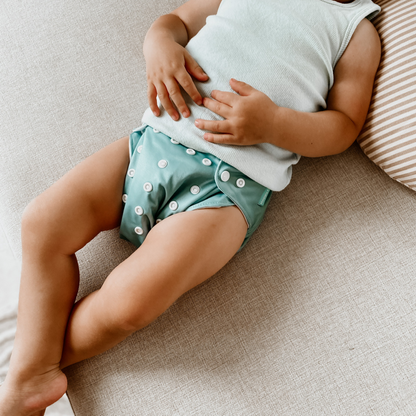 Herbruikbare en lekvrije stoffen luiers voor baby's – ecologisch luierpakket