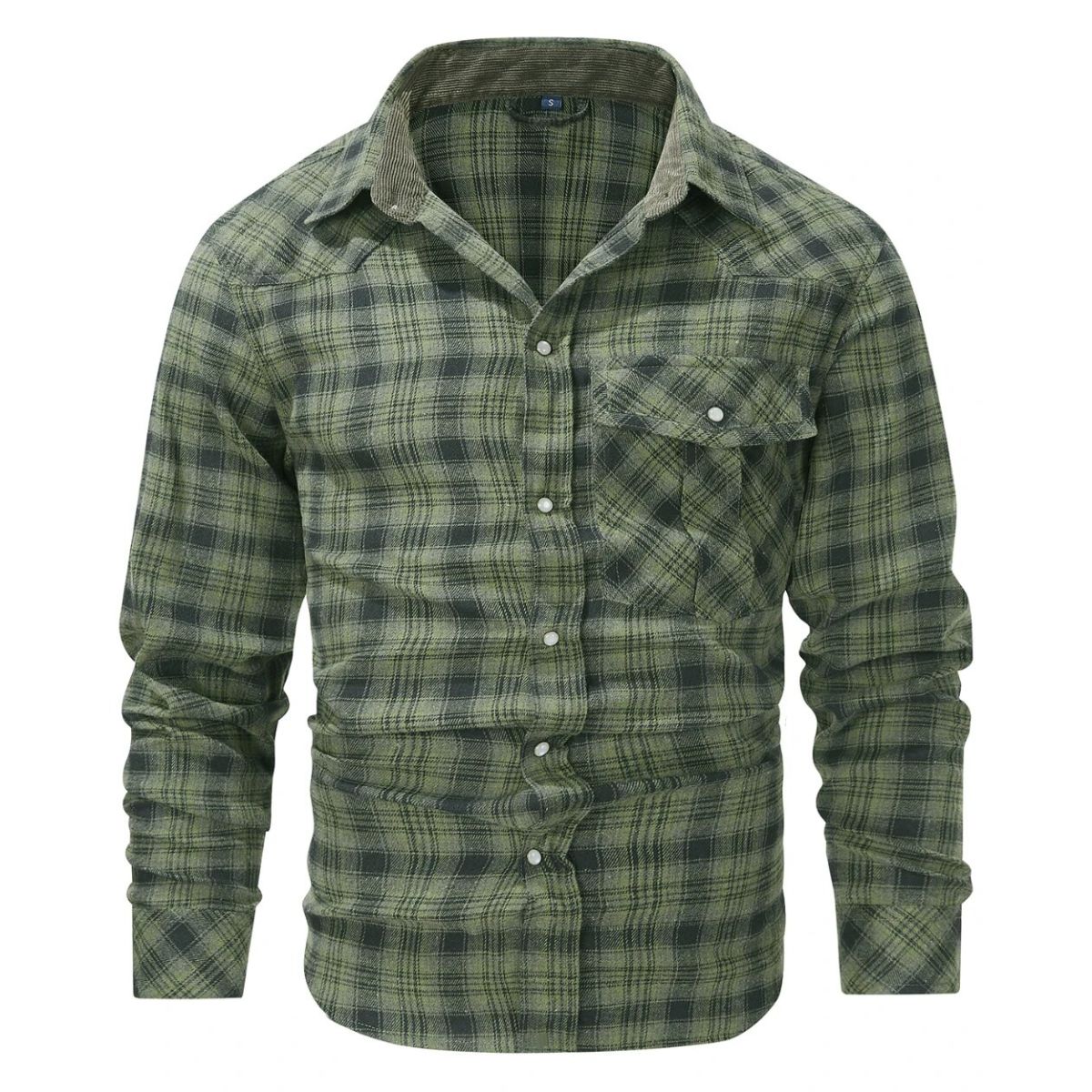 Geruit heren overhemd voor herfst & winter – Tobias