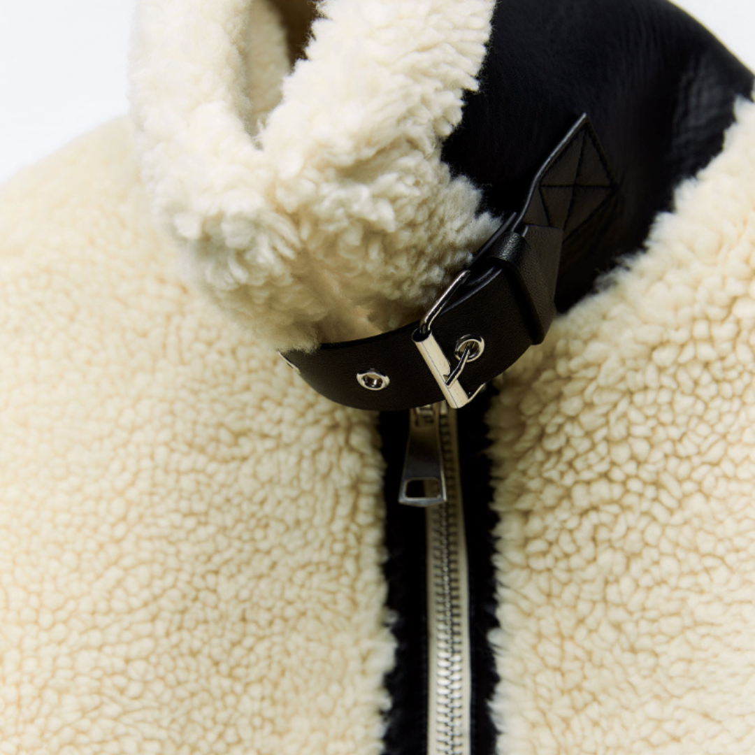Teddy Pilotenjas - Dilara | Trendy, Warm, Oversized & Stijlvol!