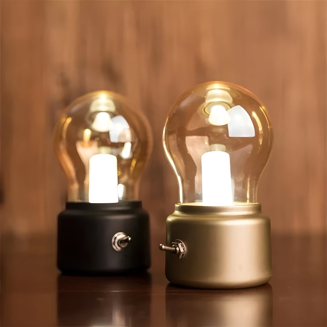 Draagbare Retro Tafellamp - LumiRetro