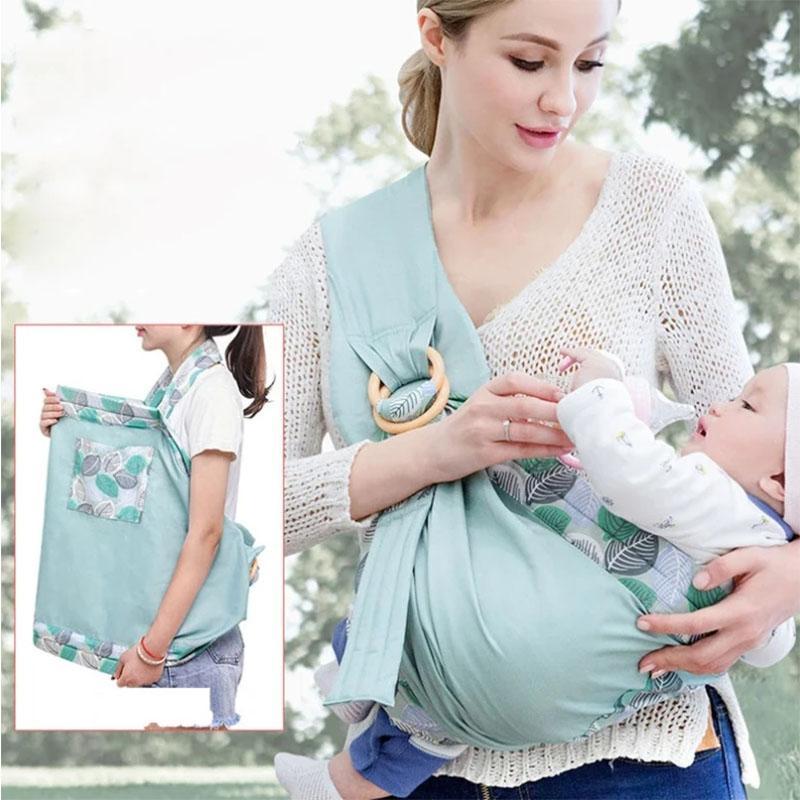 Multifunctionele babydrager met borstvoedingsfunctie van katoen – 0 tot 36 maanden