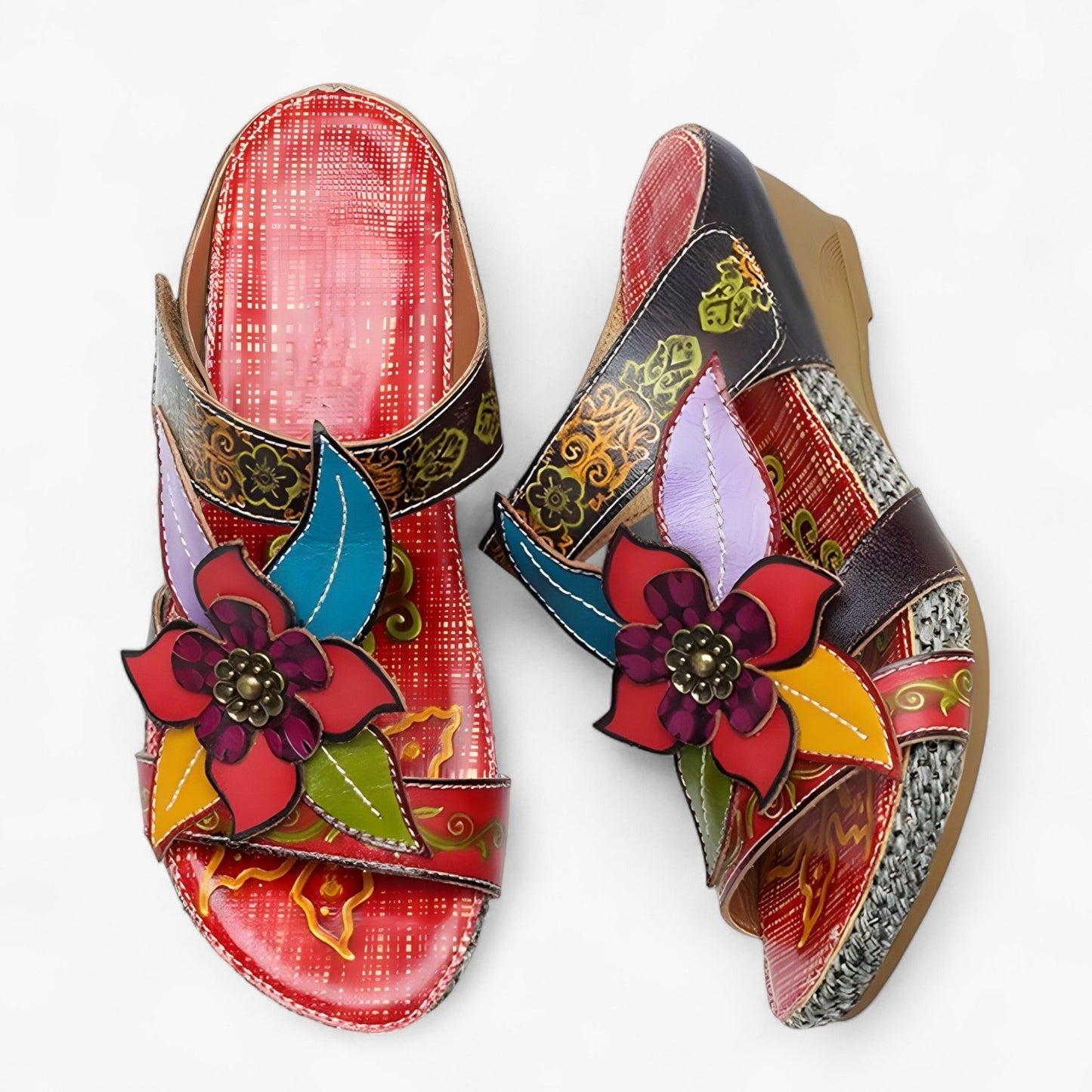 Boho sandalen voor dames met gevlochten banden – BohoStep Dolly