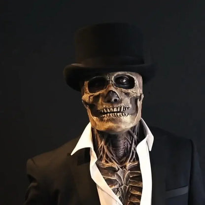 Ultra-Realistisch Halloween Skelet Kostuum – PhantomReaper