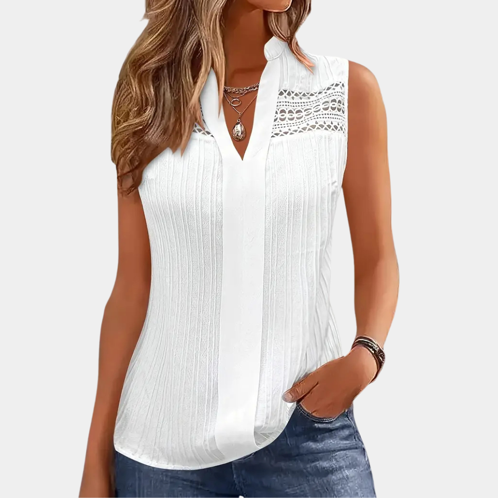 Stijlvolle Witte Top voor Dames - Romy