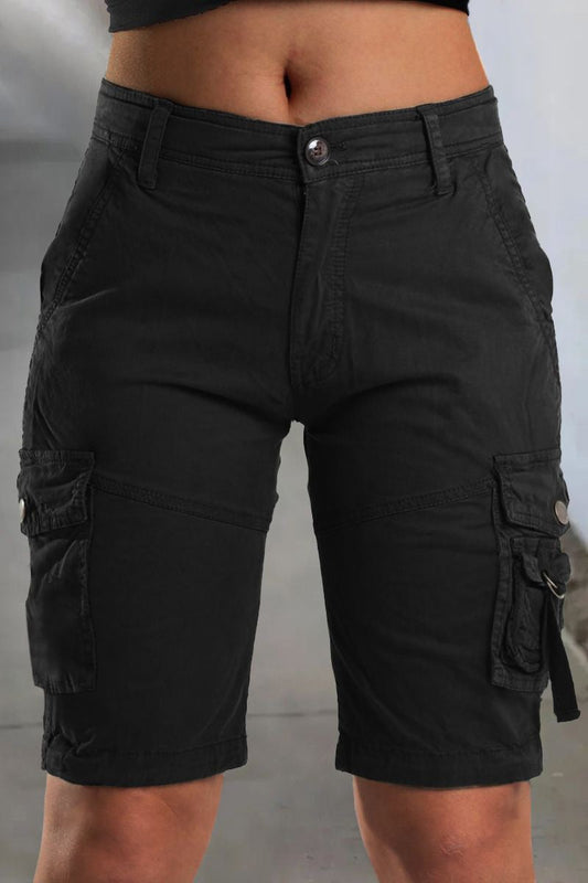 Dames Cargoshorts met Zakken en Comfortabele Pasvorm - Malea
