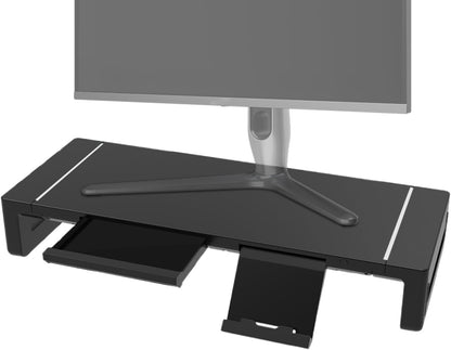 Elevation verstelbare monitorstandaard met lade – Stravon
