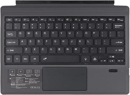 Draadloos Bluetooth-toetsenbord met achtergrondverlichting en touchpad voor Surface Pro – Nexora