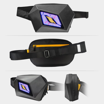 LED Motorfiets Schoudertas met Programmeerbaar Scherm – Nexora