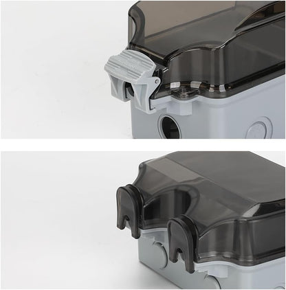 IP66 Buiten Waterdichte Wandcontactdoos met Vergrendelbare Deksel – PowerGuard