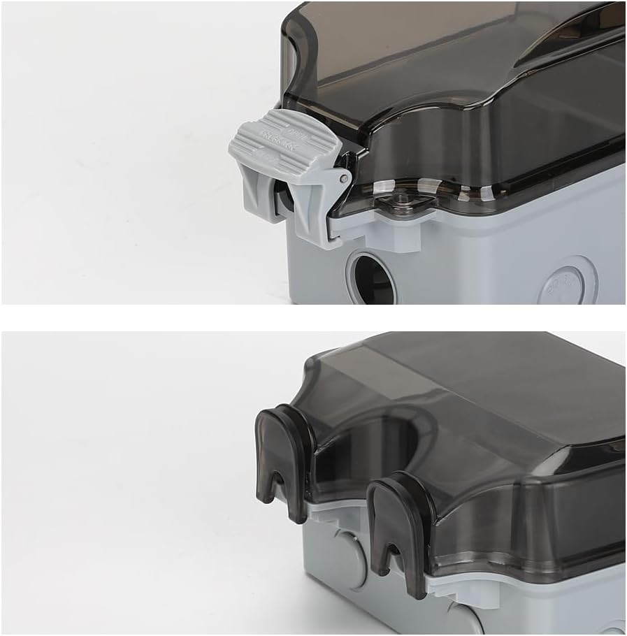 IP66 Buiten Waterdichte Wandcontactdoos met Vergrendelbare Deksel – PowerGuard