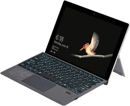 Draadloos Bluetooth-toetsenbord met achtergrondverlichting en touchpad voor Surface Pro – Nexora
