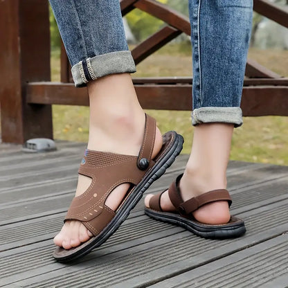 Stijlvolle Herensandalen met Hakband – Strider