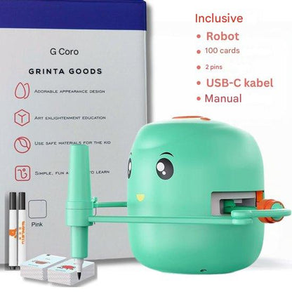Tekenrobot met leerkaarten – creatief leren tekenen voor kinderen