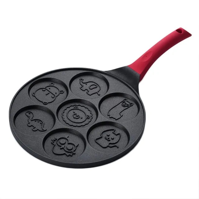 Pan met dierenmotief voor kinderpannenkoeken met antiaanbaklaag – 26 cm