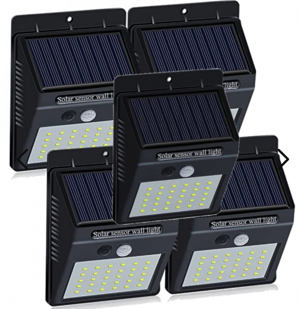 Set van 5 Solar LED Buitenlampen – LumaPath