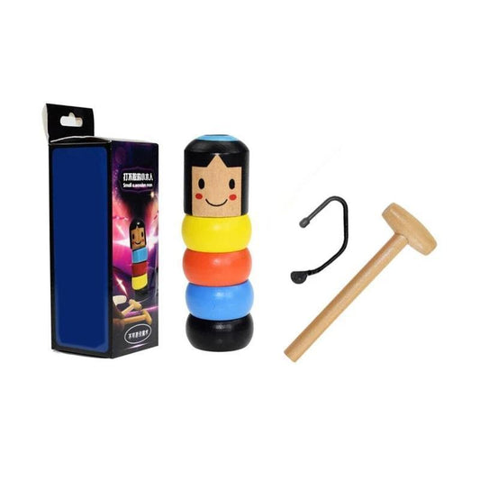 Flexibele houten acrobaat – Bevordert behendigheid & creatief denken (1+1 gratis)