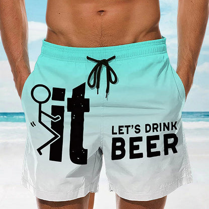 Hawaii Heren Zwembroek met Elastische Taille – Fabio