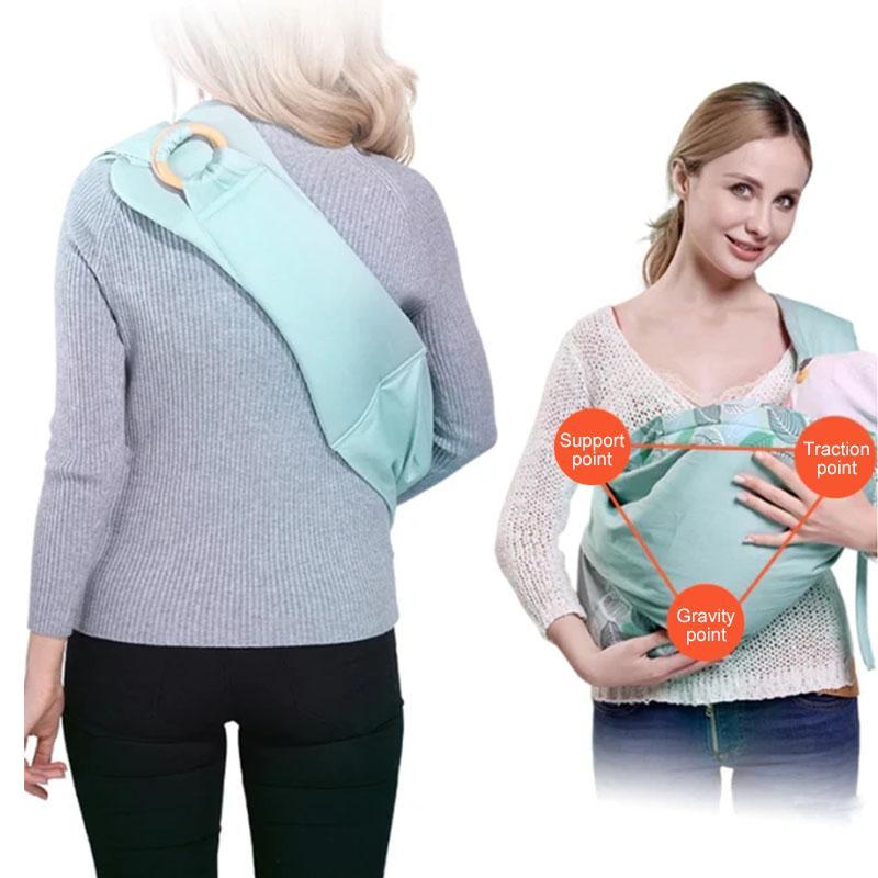 Multifunctionele babydrager met borstvoedingsfunctie van katoen – 0 tot 36 maanden