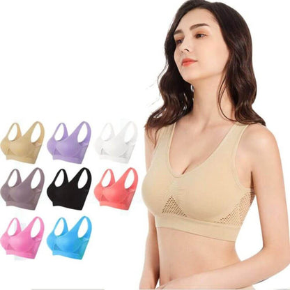 Ademende Mesh Sport BH - Sofia