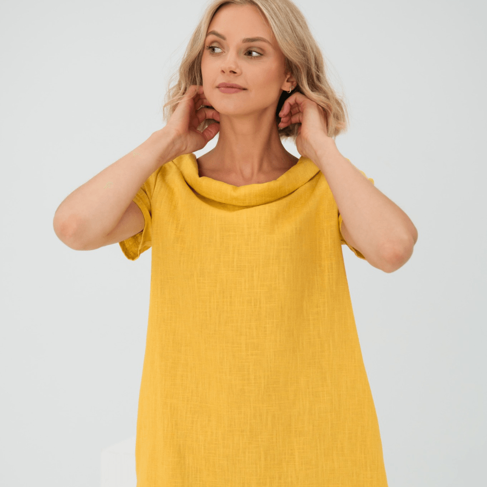 Linnen Dames Zomerjurk – Lotte