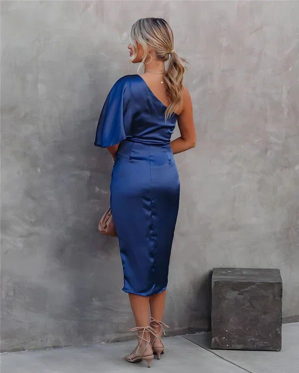 Trendy Zijden Feestjurk - Celina