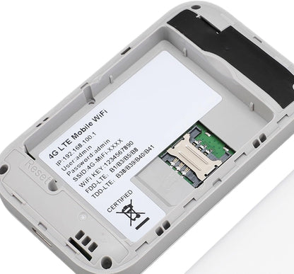 4G LTE USB WiFi-hotspot Modem met 300 Mbps Snelheid en 3000 mAh Batterij – Netvora