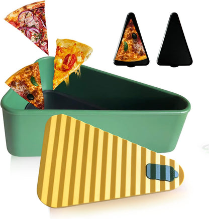 Herbruikbare Pizza-opslagcontainer met 2 Schalen – SliceSafe