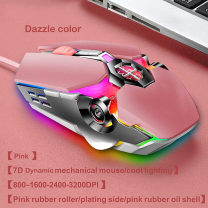 Mechanisch 87-toetsen gamingtoetsenbord met RGB-achtergrondverlichting en blauwe schakelaars