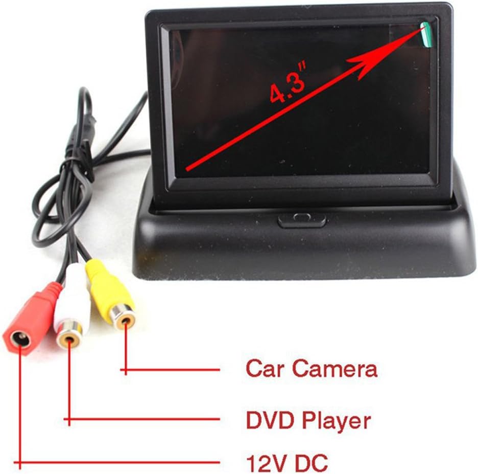 Draadloze achteruitrijcamera met 4,3" (10,9 cm) LCD-monitor – ParkSafe