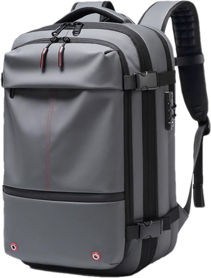 Vacuüm Rugzak – Uitbreidbare 60L Waterdichte Reisrugzak met Laptopcompartiment – Trivora