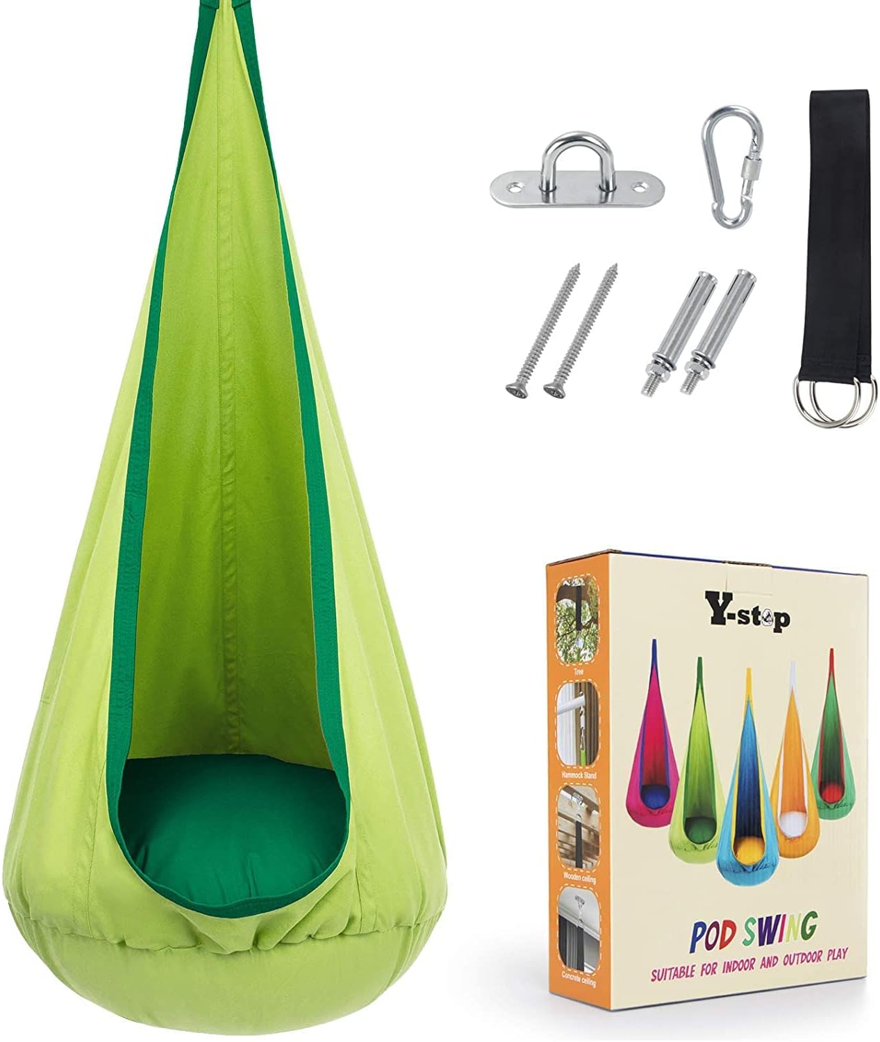 Kinderhangstoel met luchtkussen voor binnen en buiten