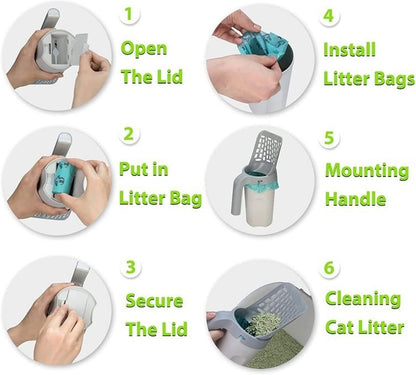 KittyCleaner | Kattenbak Schep met Zeef