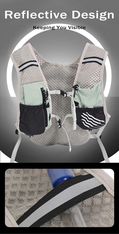 Ultra-Lichte Hydratatie Hardloopvest met 2L Waterreservoir – Dravien
