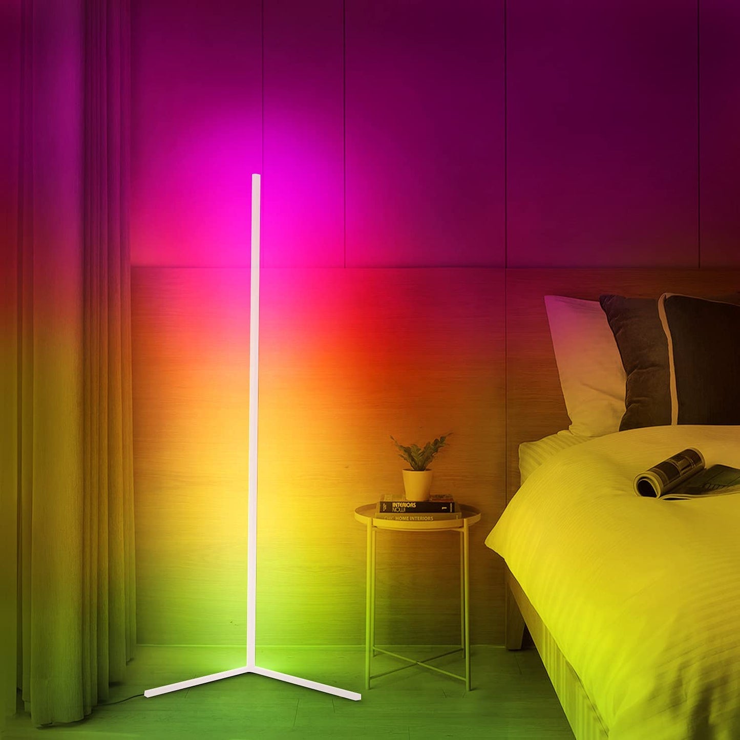LED Design Hoeklamp met Afstandsbediening – Viorra