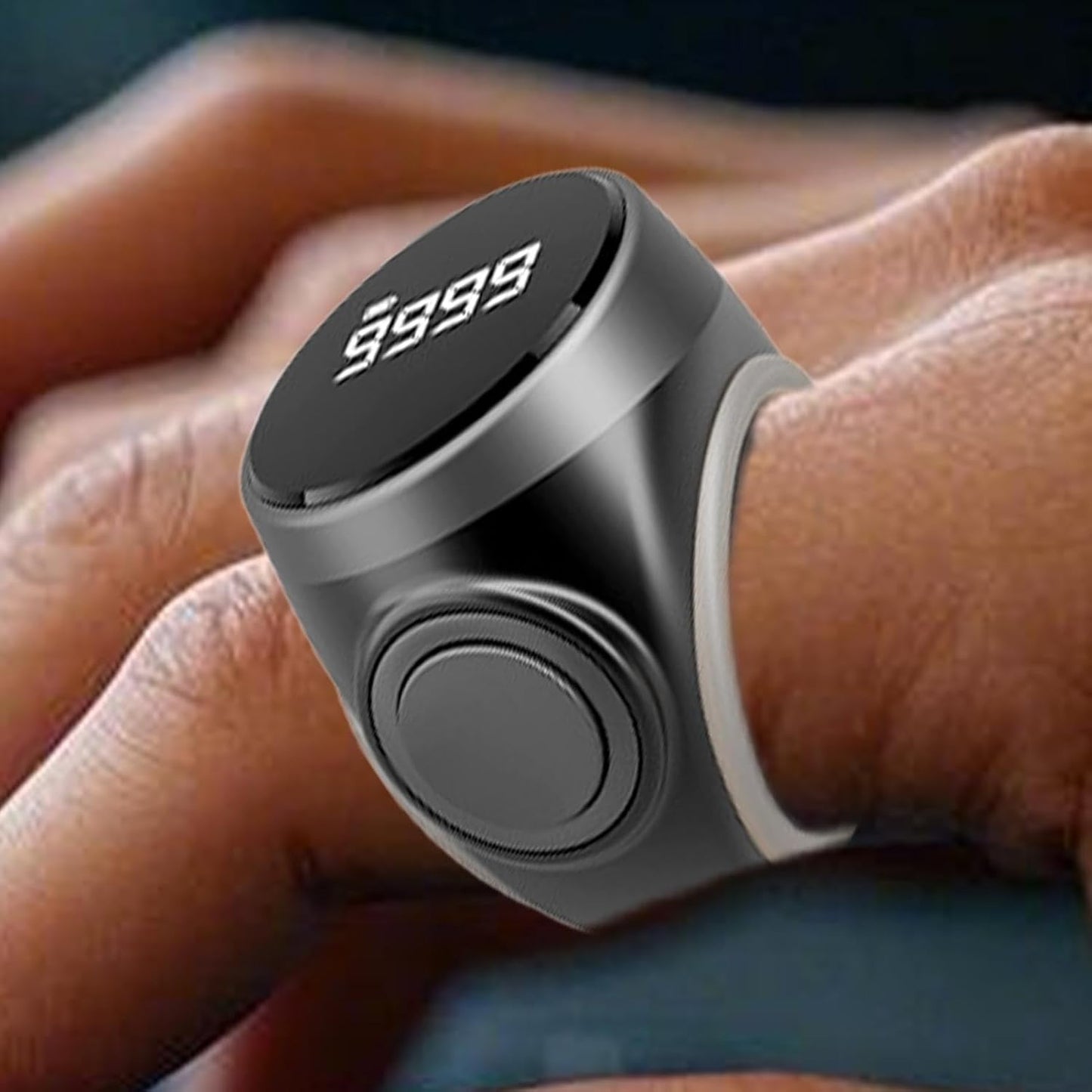 4-Cijferige Oplaadbare Digitale Vingertellerring – Calmero