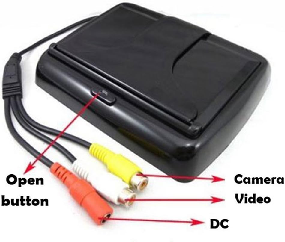Draadloze achteruitrijcamera met 4,3" (10,9 cm) LCD-monitor – ParkSafe