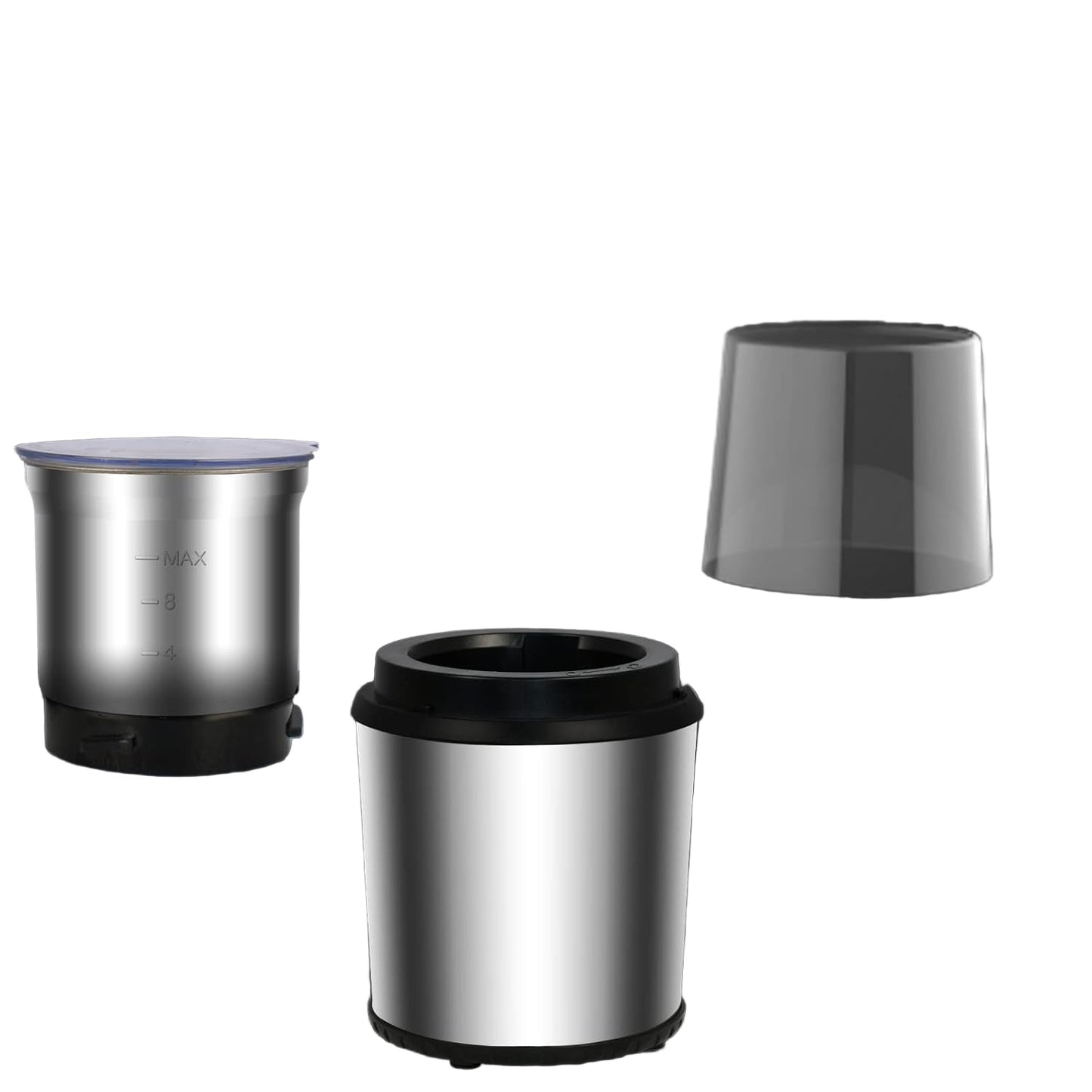 Elektrische Koffie & Specerijenmaler met Verwijderbare Bekers – BrewMate
