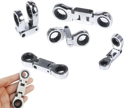 Dubbele Aandrijving Flex Hoofd Ratelmoersleutel – Torvex