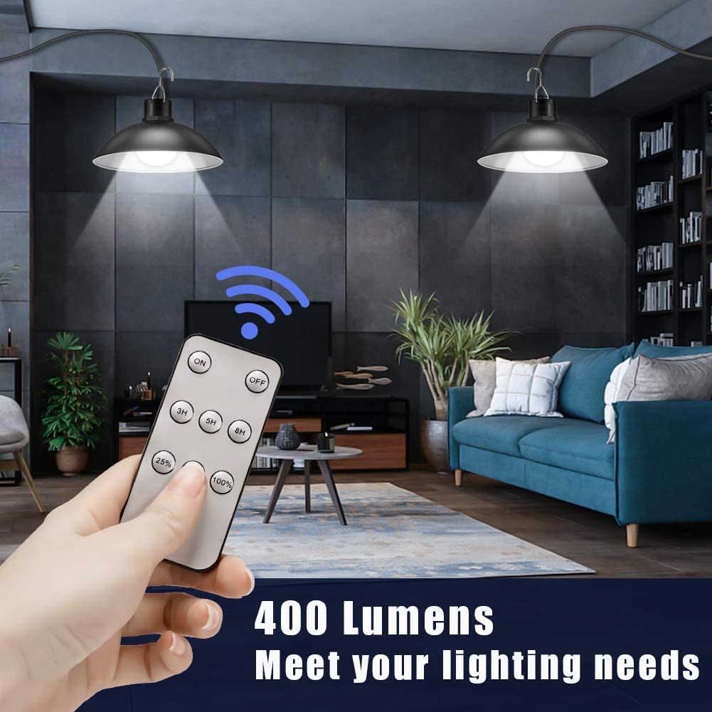 Draadloze Solar LED Lampenset met Afstandsbediening – TwinRay